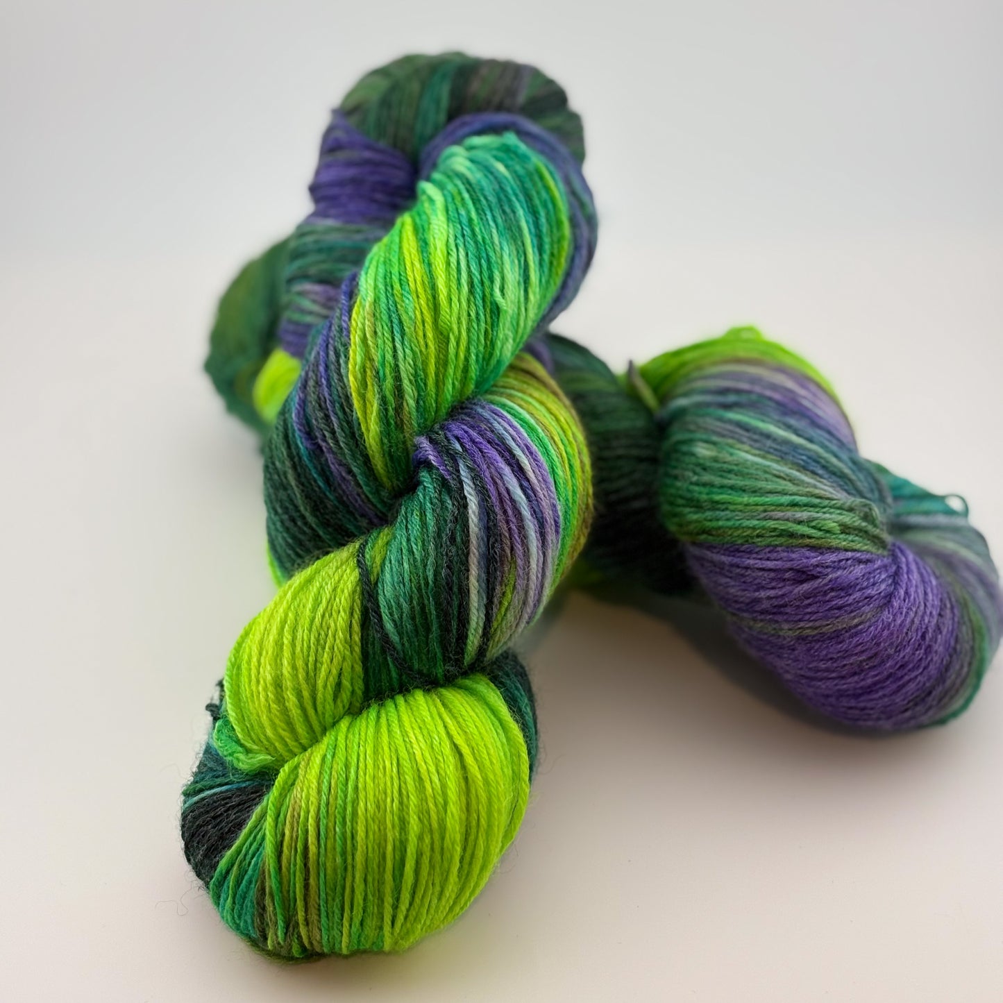 Clover Fields Hand Dyed Fingering Weight Yarn