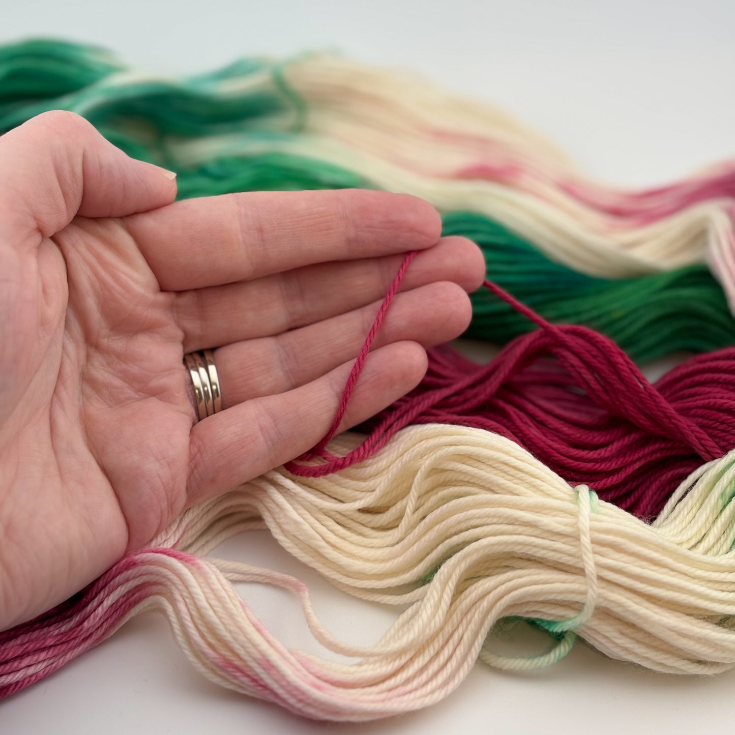 Old Fashioned Christmas Hand Dyed DK Weight Yarn