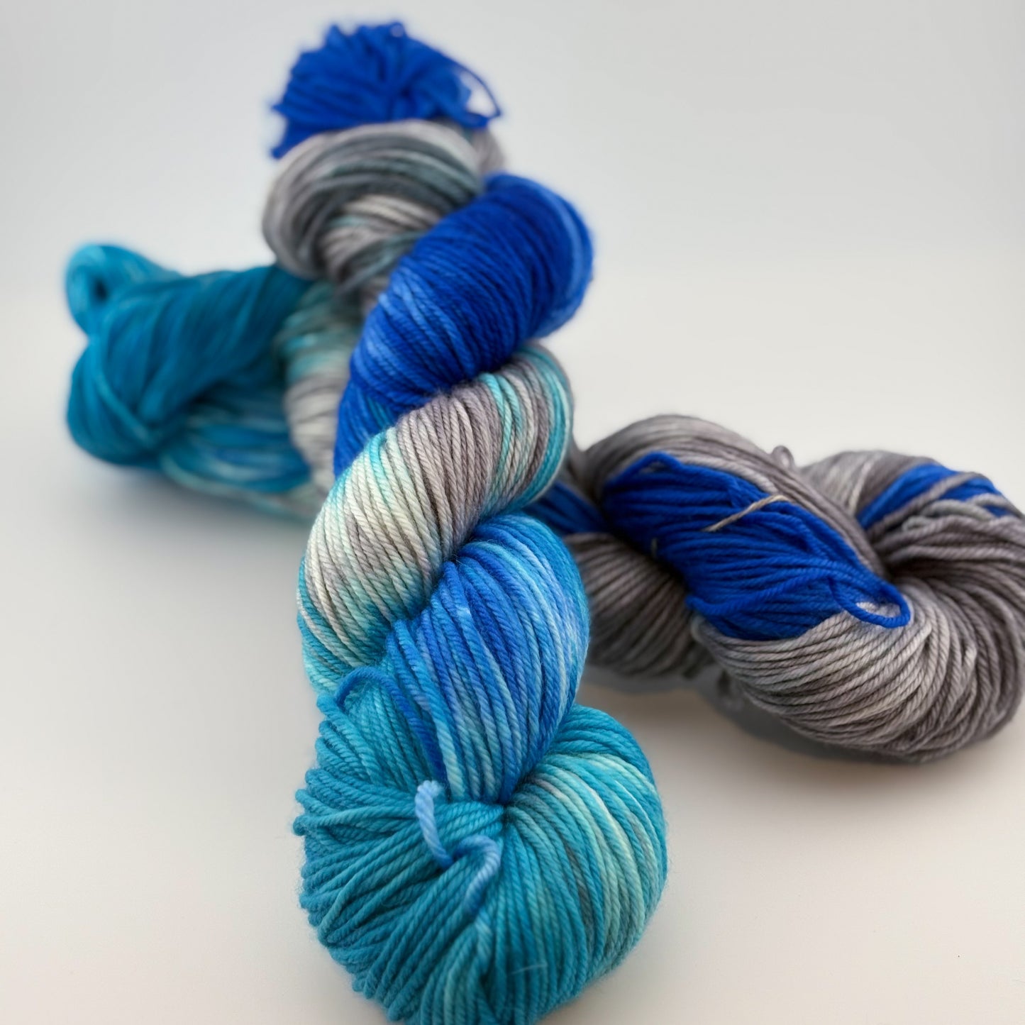 Silver Bells Hand Dyed DK Weight Yarn