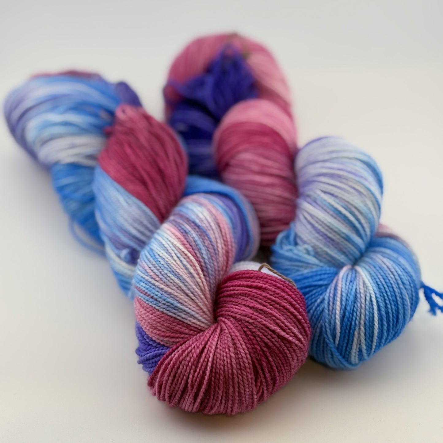 Coral Reef Hand Dyed Fingering Weight Yarn