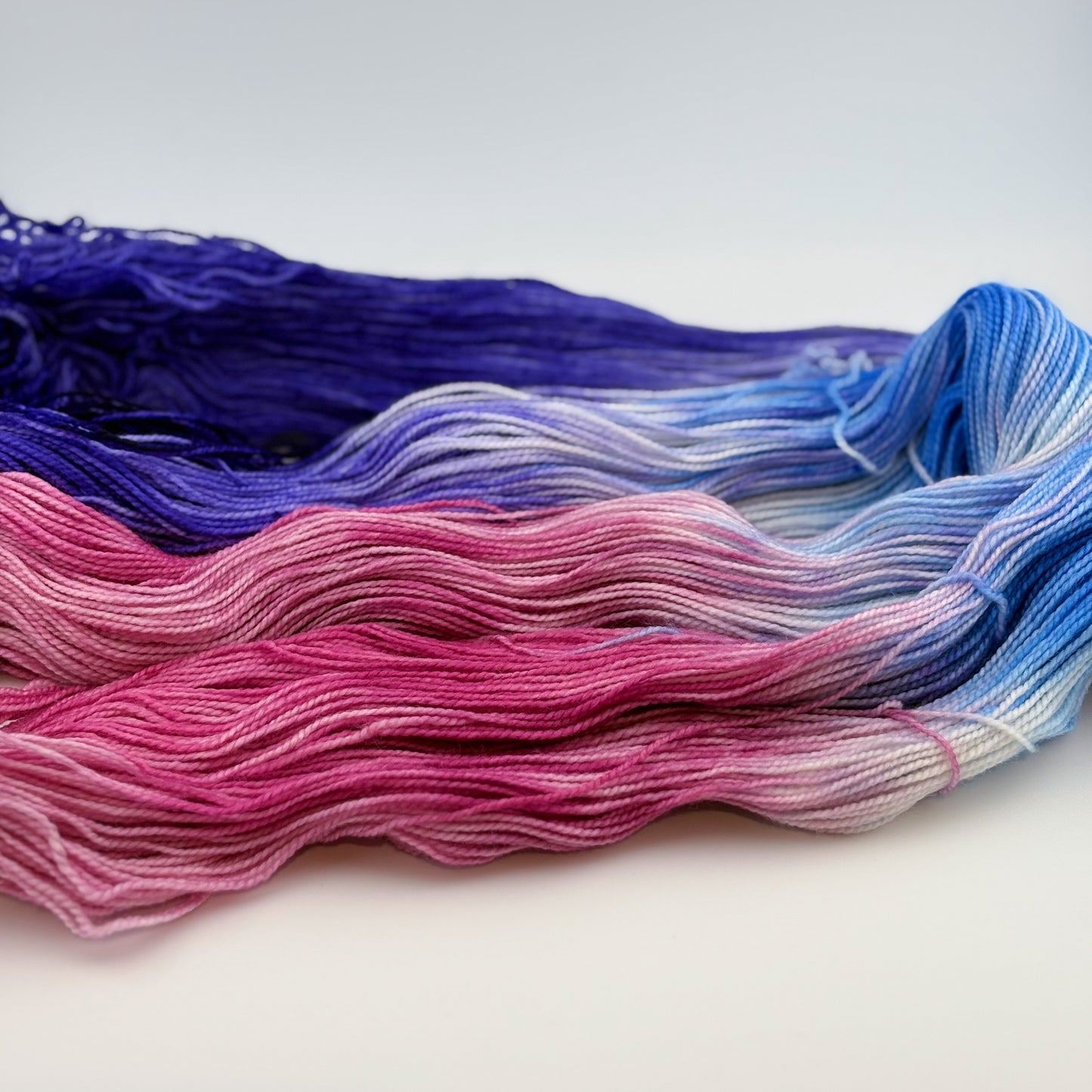 Coral Reef Hand Dyed Fingering Weight Yarn