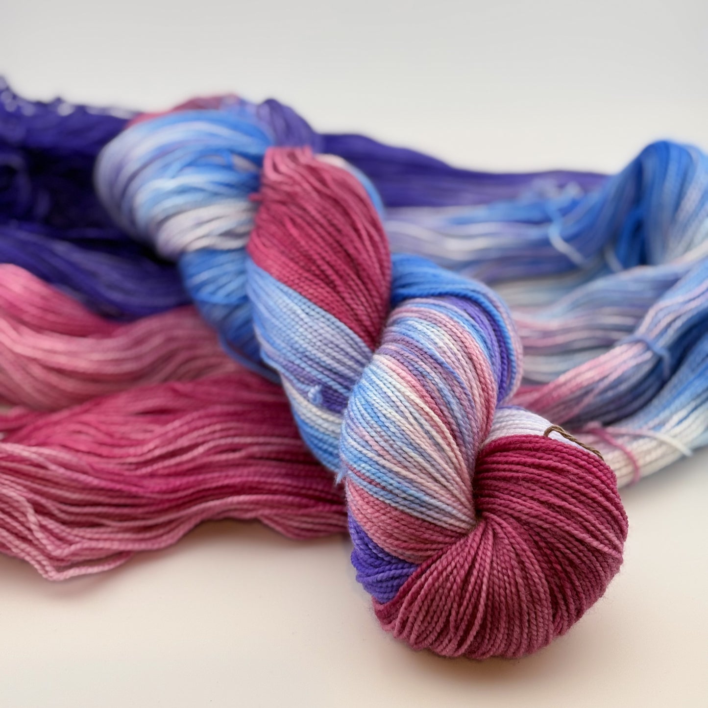 Coral Reef Hand Dyed Fingering Weight Yarn