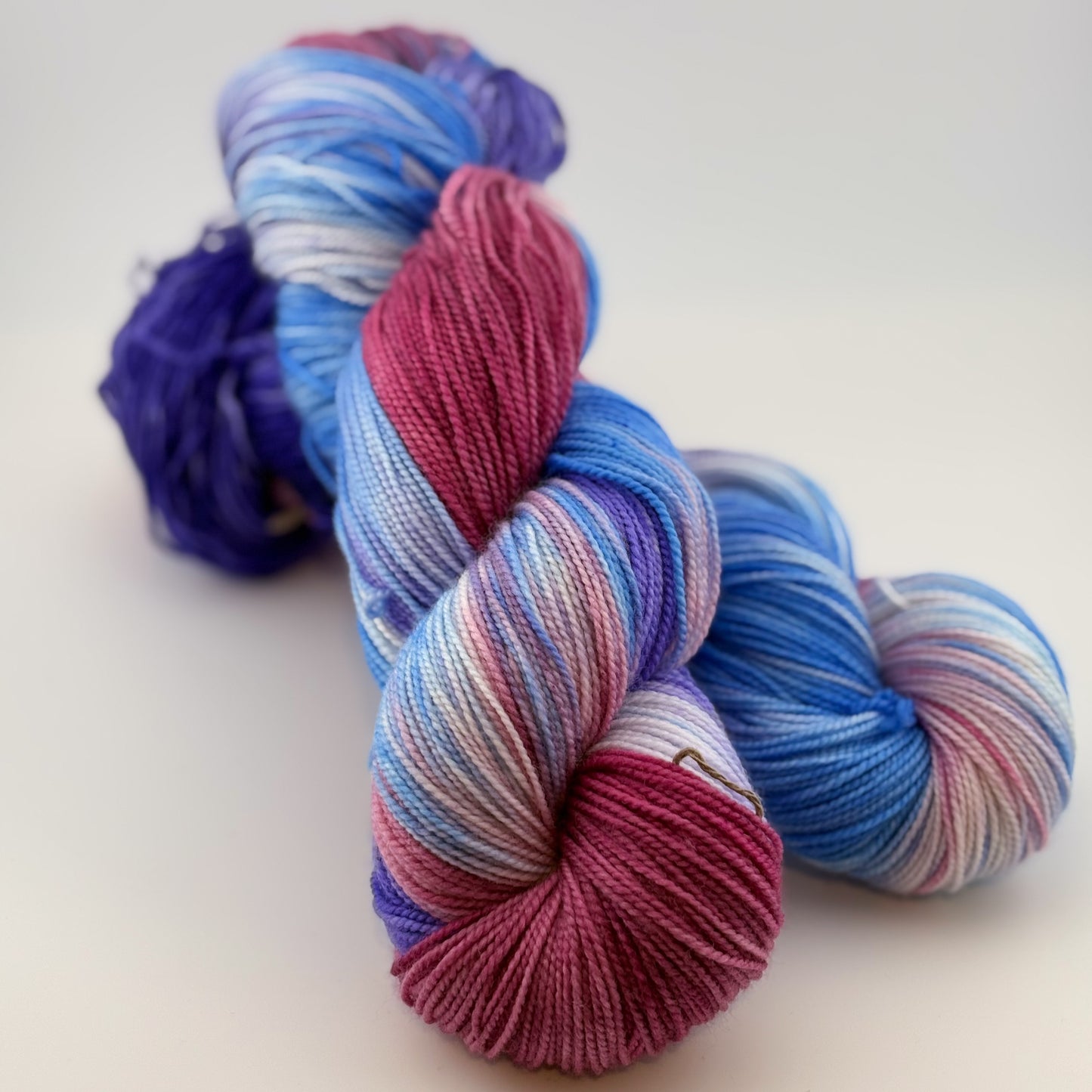 Coral Reef Hand Dyed Fingering Weight Yarn