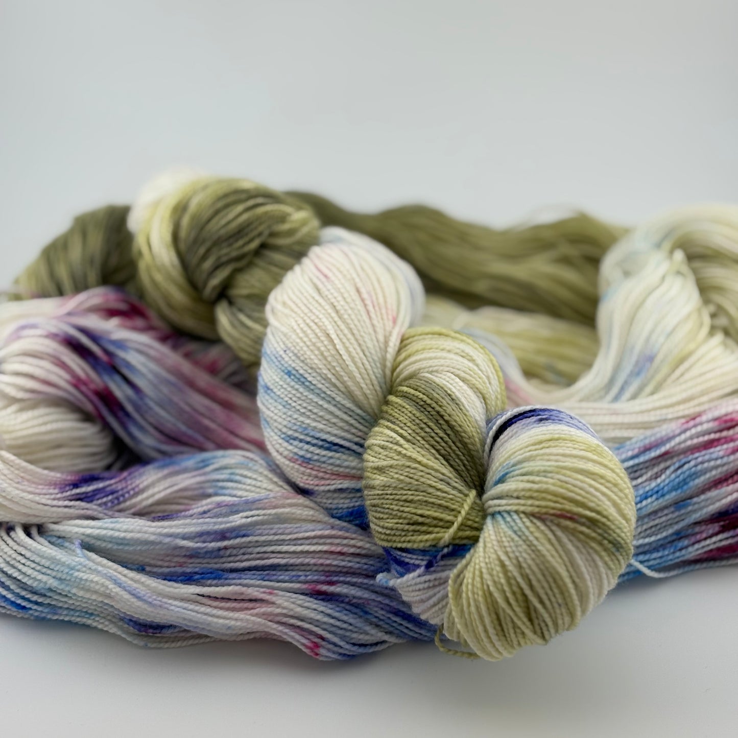 Garden Party Hand Dyed Fingering Weight Yarn