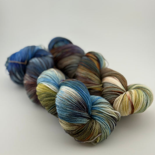 Willows Hand Dyed Fingering Weight Yarn