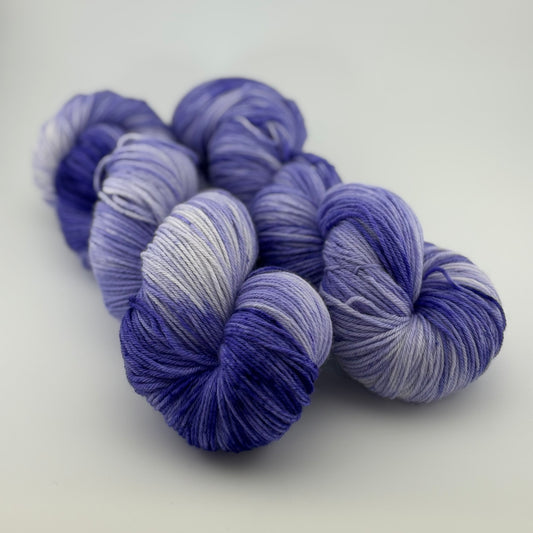 Hyacinth Hand Dyed Fingering Weight Yarn