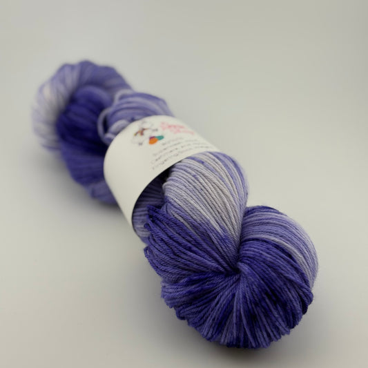 Hyacinth Hand Dyed Fingering Weight Yarn