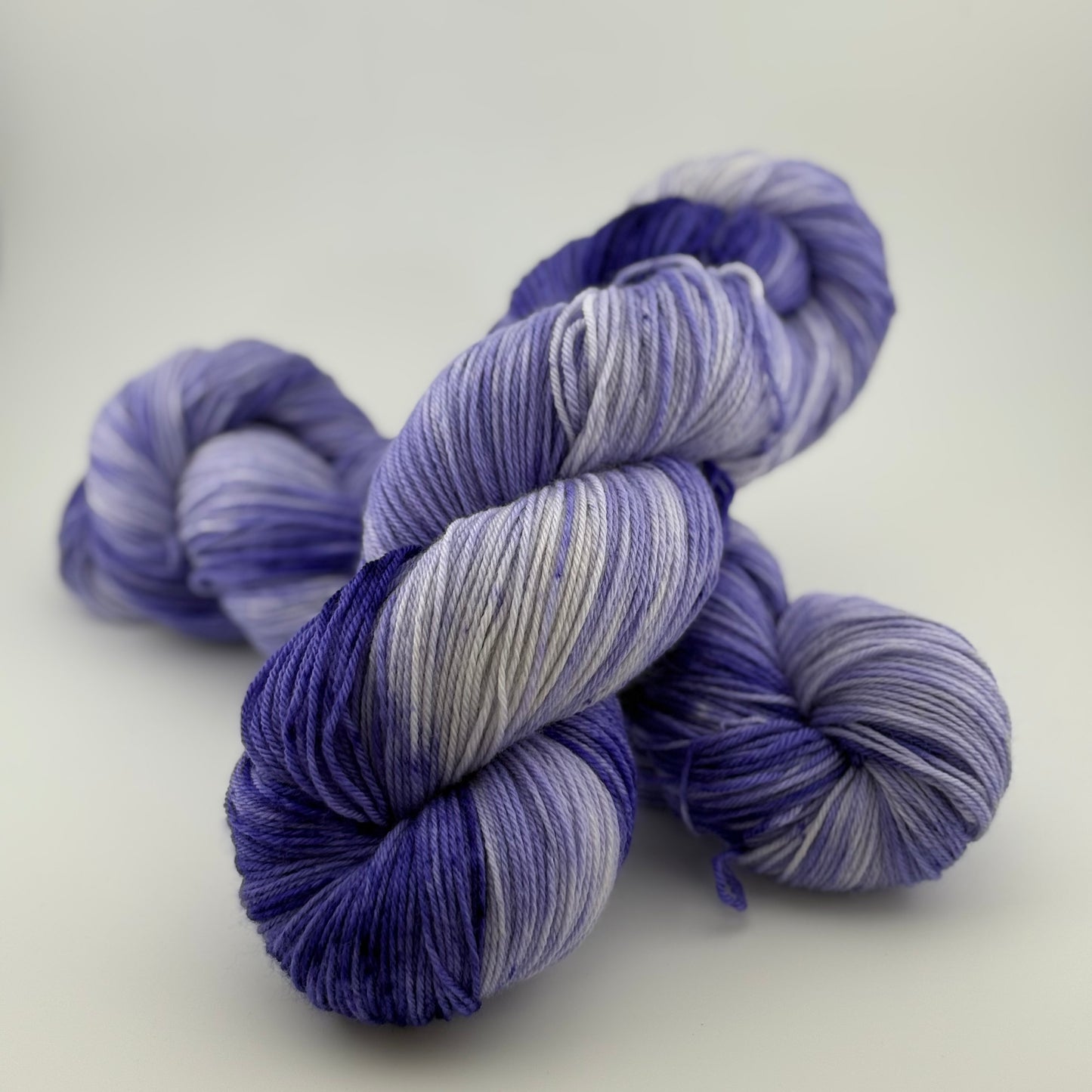 Hyacinth Hand Dyed Fingering Weight Yarn