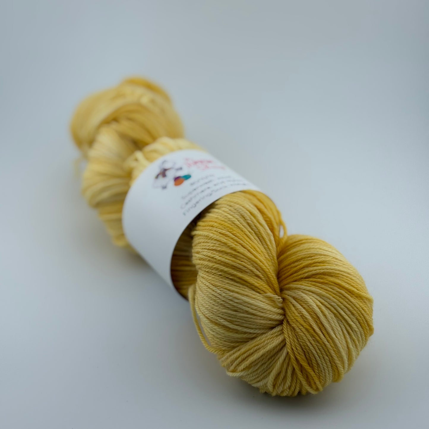 Daffodil Hand Dyed Fingering Weight Yarn
