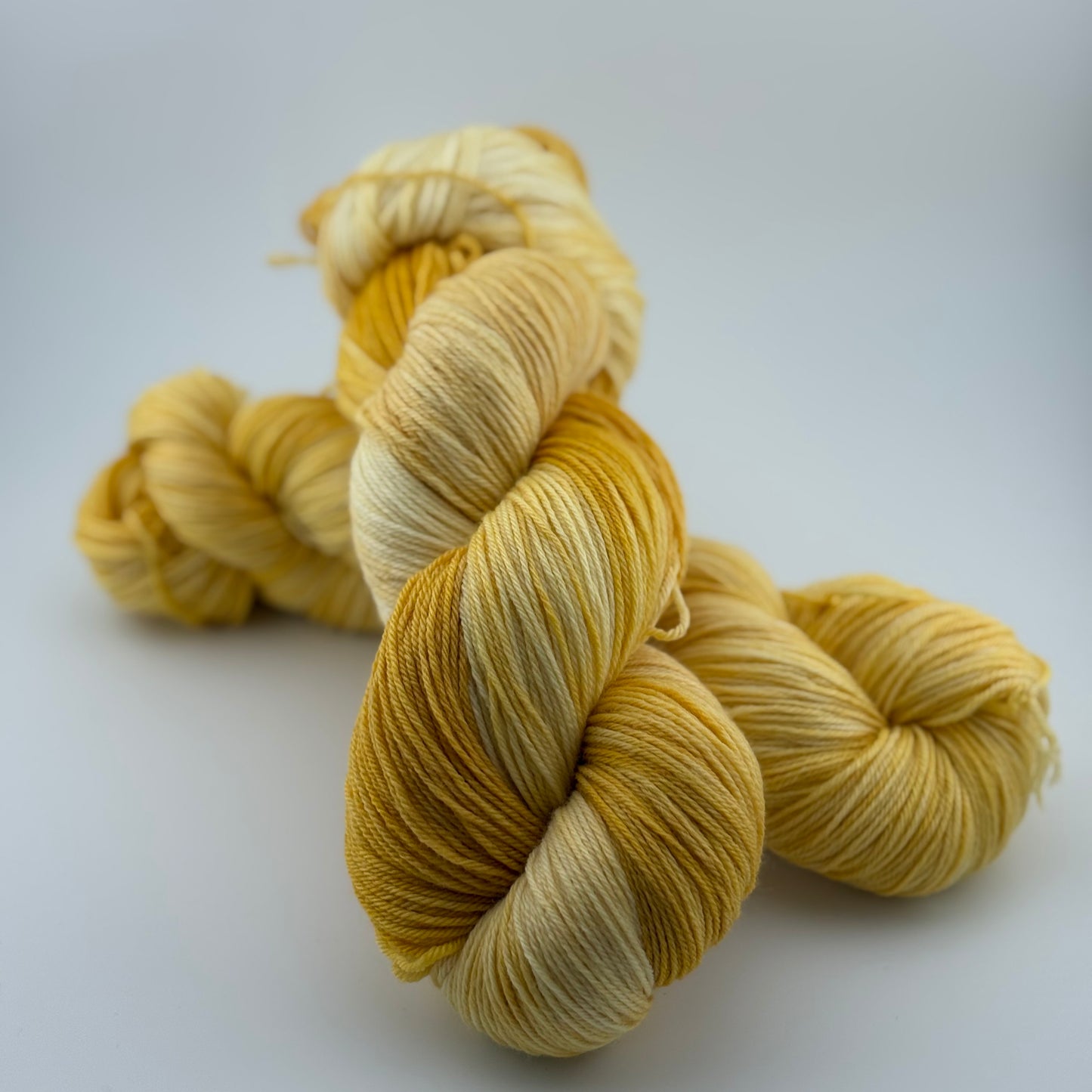 Daffodil Hand Dyed Fingering Weight Yarn