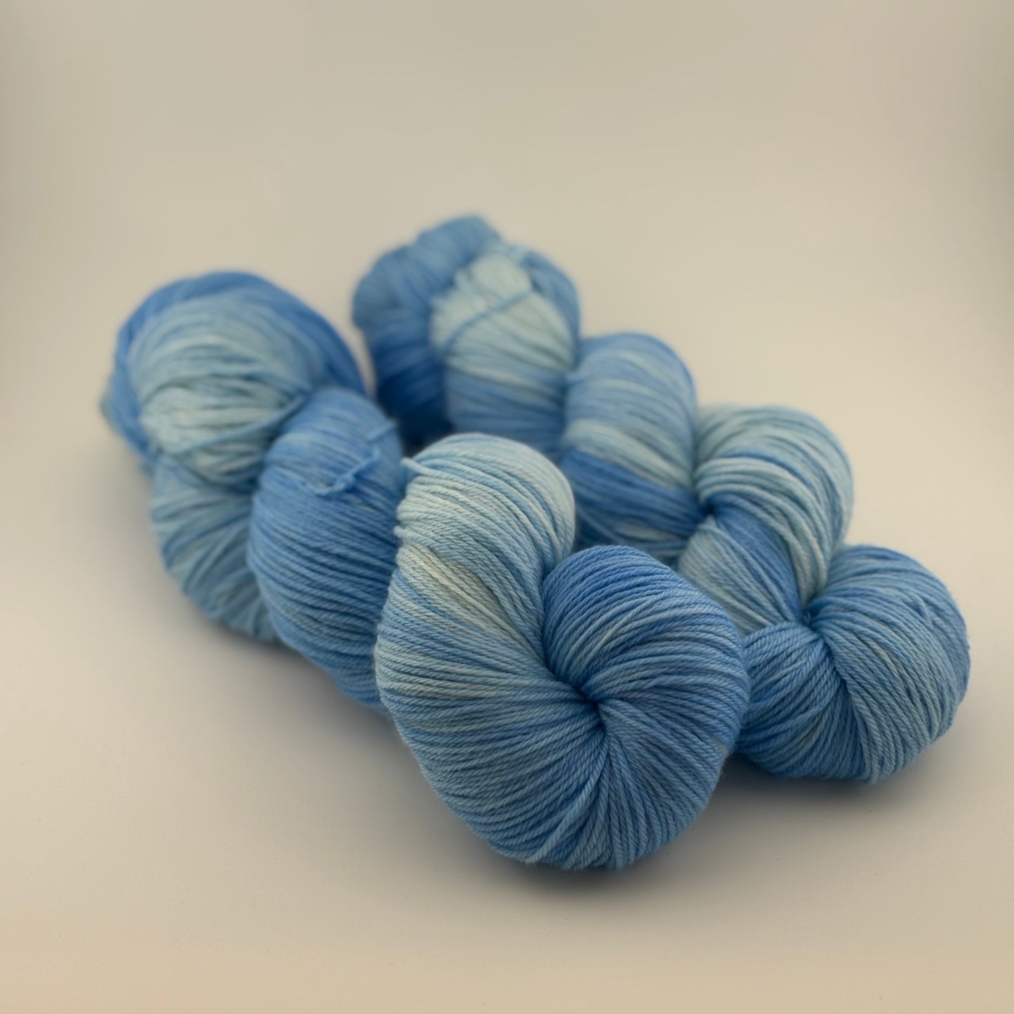 Cornflower Hand Dyed Fingering Weight Yarn