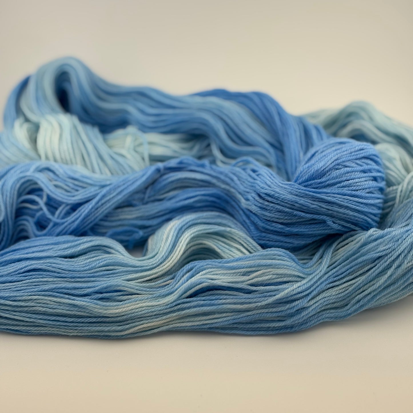 Cornflower Hand Dyed Fingering Weight Yarn