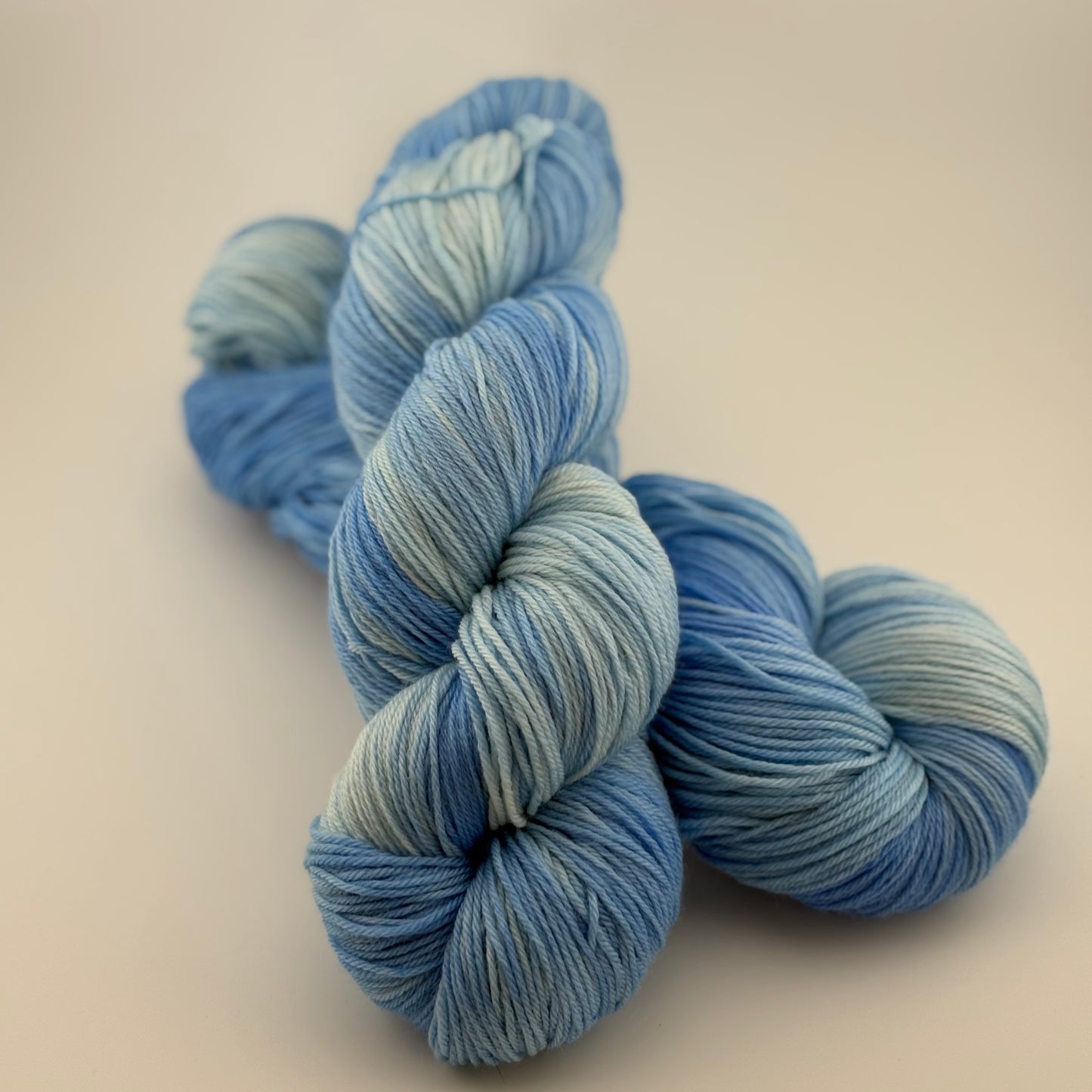 Cornflower Hand Dyed Fingering Weight Yarn
