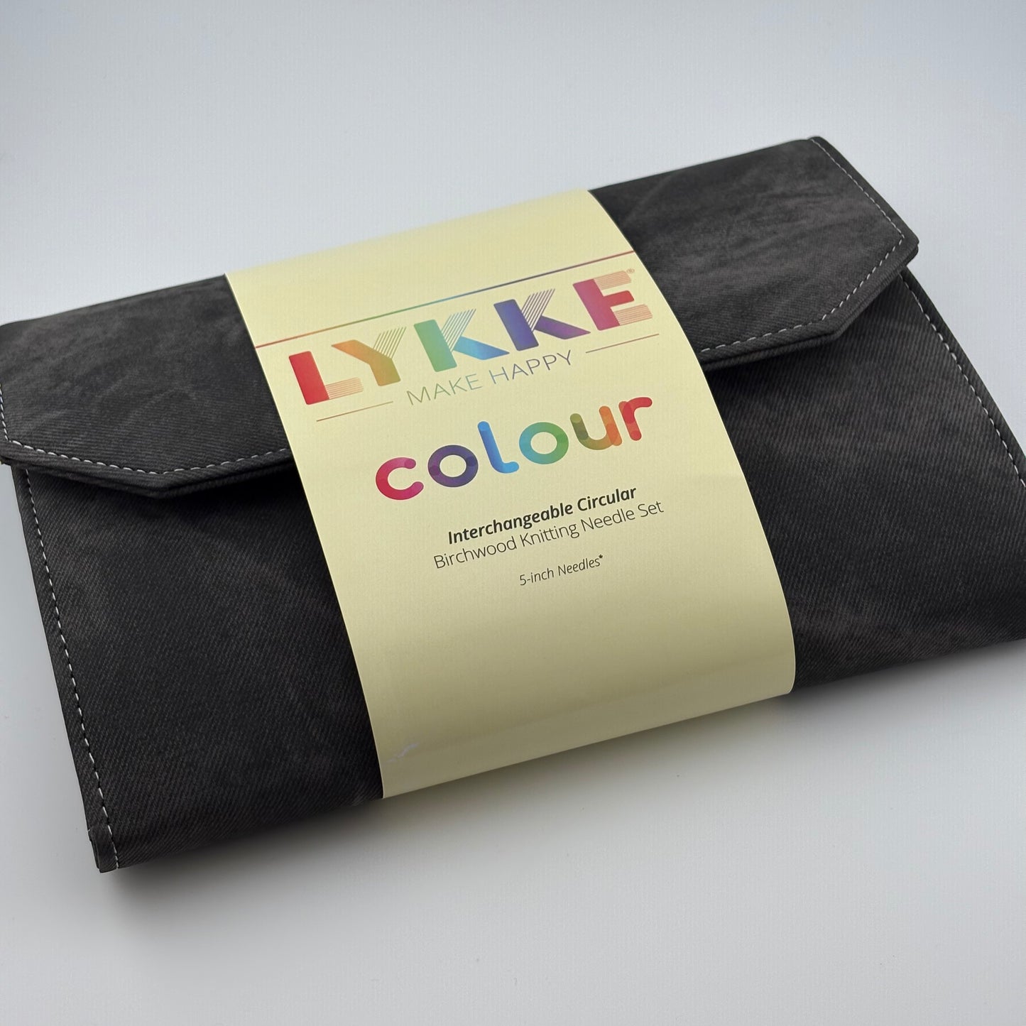 LYKKE Colour Interchangeable Circular Needle Set -Grey Denim Effect