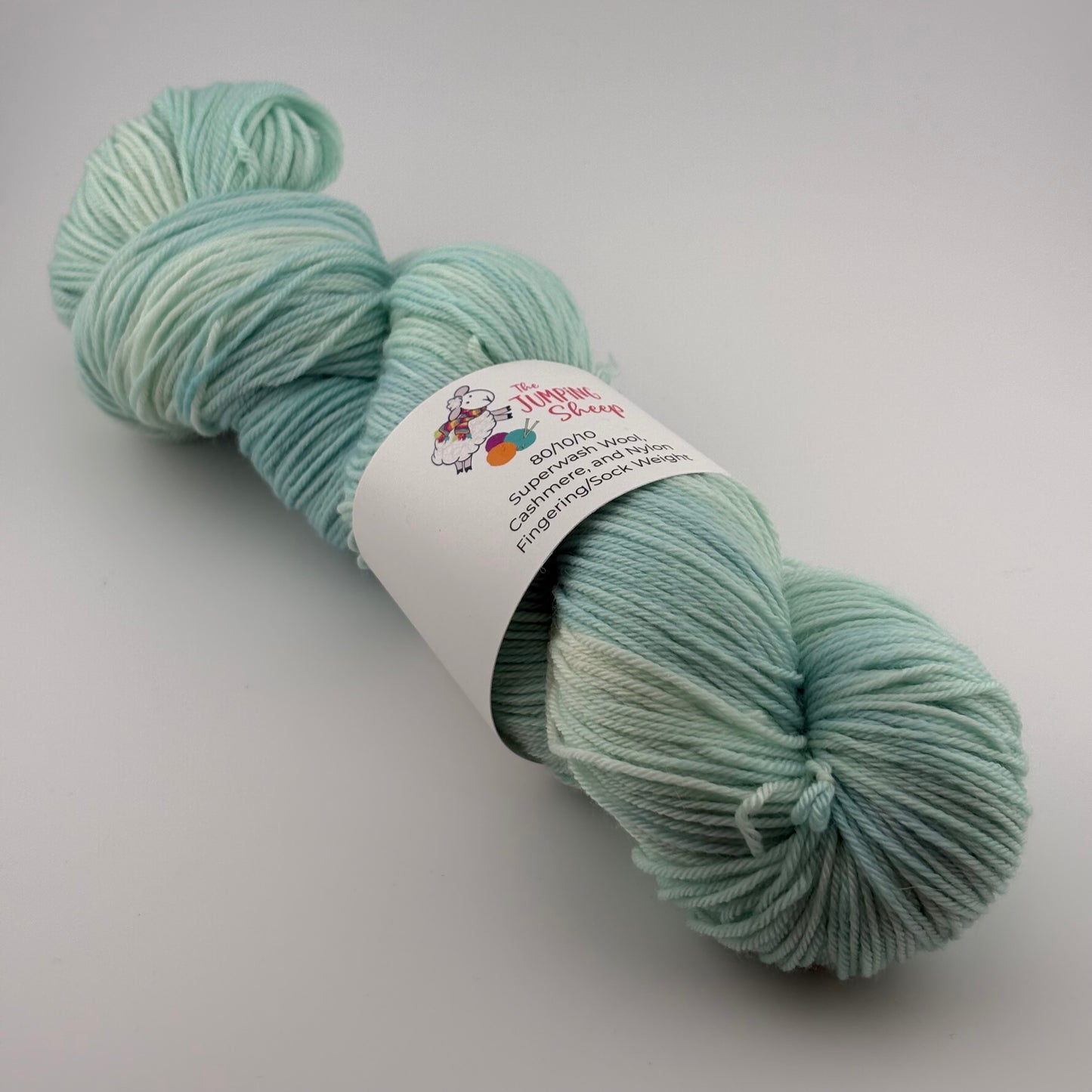 Hydrangea Hand Dyed Fingering Weight Yarn