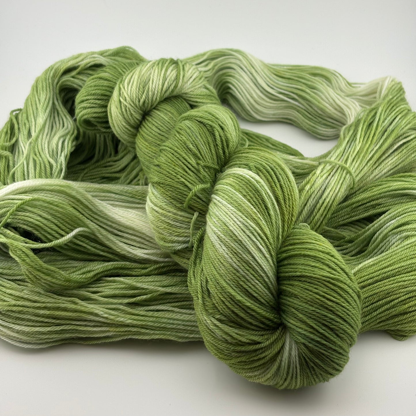 Pickle Hand Dyed Fingering Weight Yarn