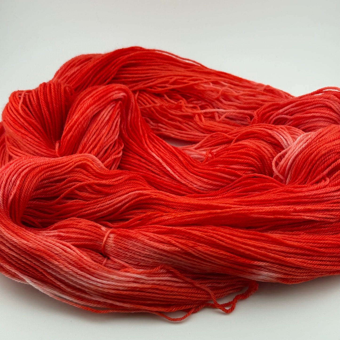 Poppy Hand Dyed Fingering Weight Yarn