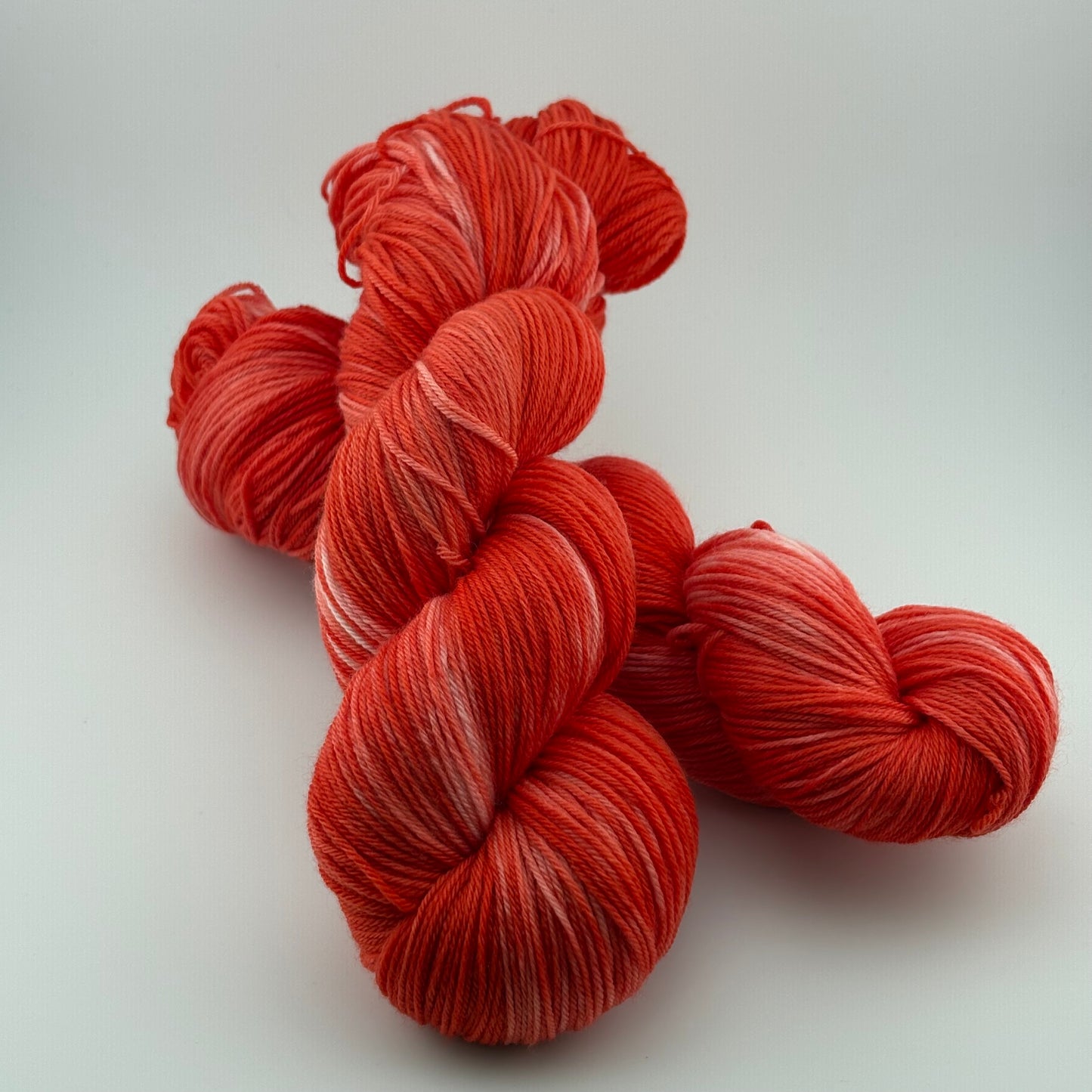 Poppy Hand Dyed Fingering Weight Yarn