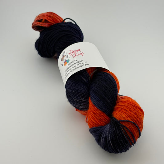 Talons Up! Hand Dyed Fingering Weight Yarn