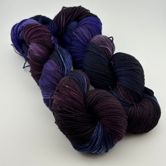 Galaxy Hand Dyed Fingering Weight Yarn