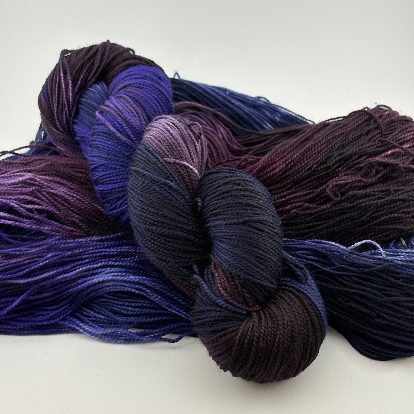 Galaxy Hand Dyed Fingering Weight Yarn