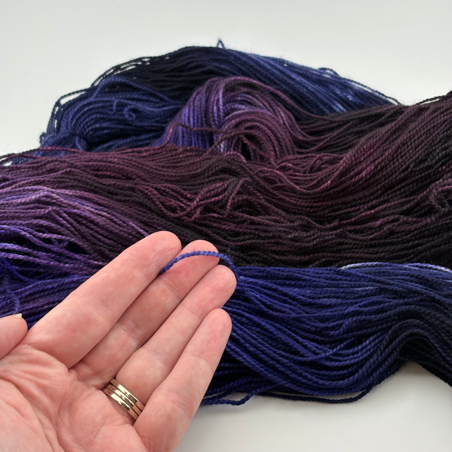 Galaxy Hand Dyed Fingering Weight Yarn