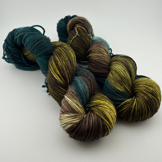 Forest Hand Dyed DK Weight Yarn