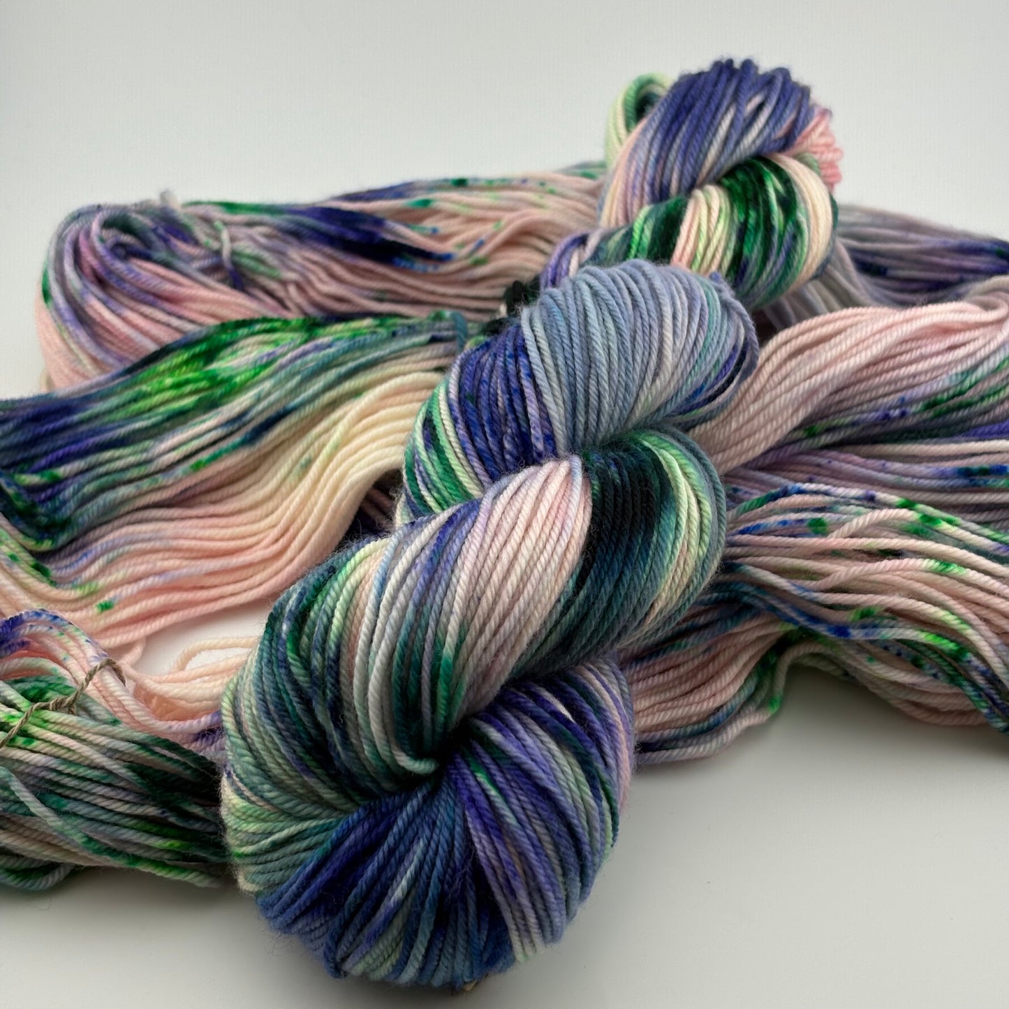 Water Lilies Hand Dyed Fingering Weight Yarn
