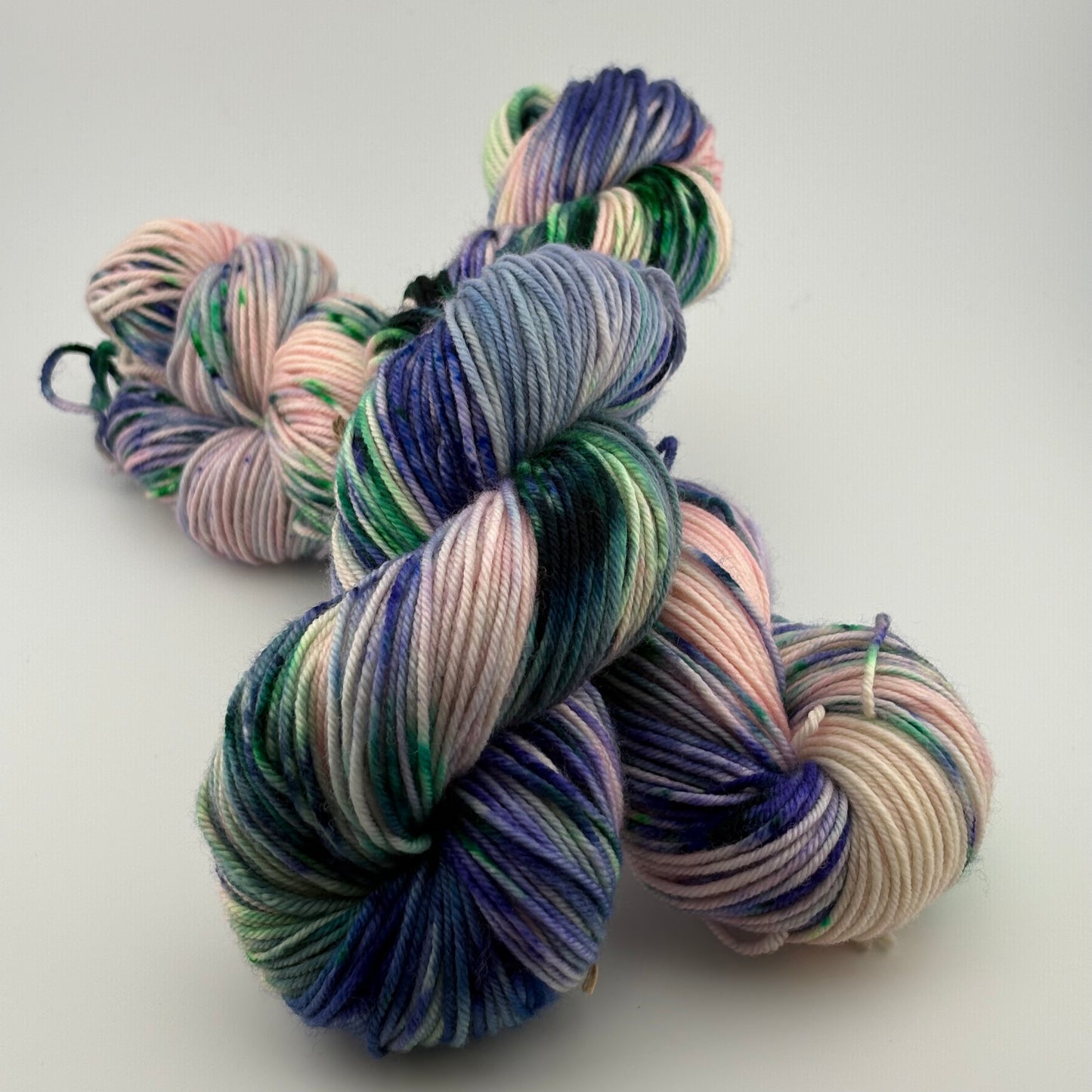 Water Lilies Hand Dyed Fingering Weight Yarn