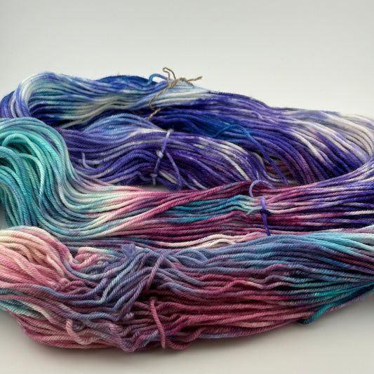 Mermaid Hand Dyed Fingering Weight Yarn