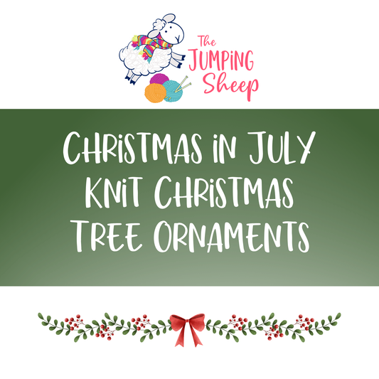 Knit Christmas Tree Ornaments