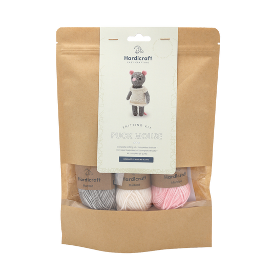 DIY Knitting Kit - Puck Mouse