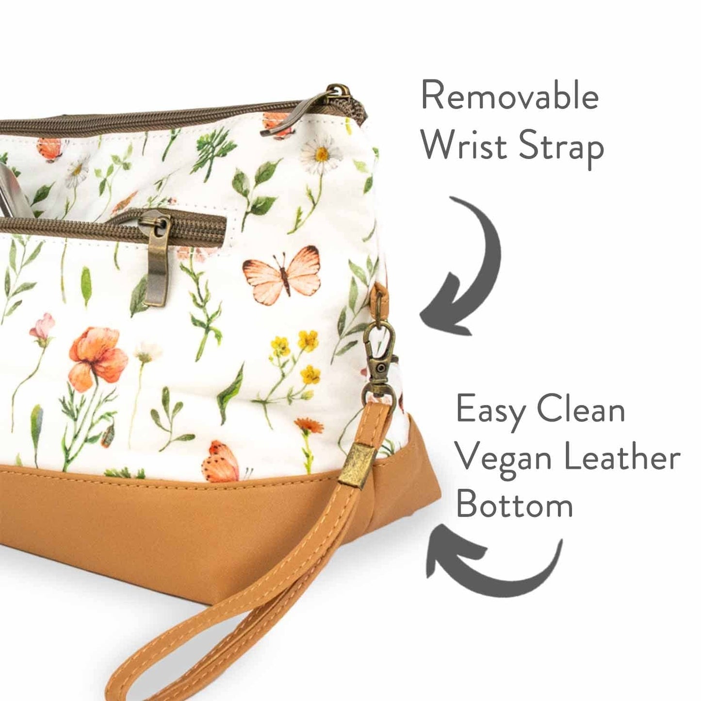 Mountain Meadow Trinity Bag – Medium Zippered Knitting Project Bag