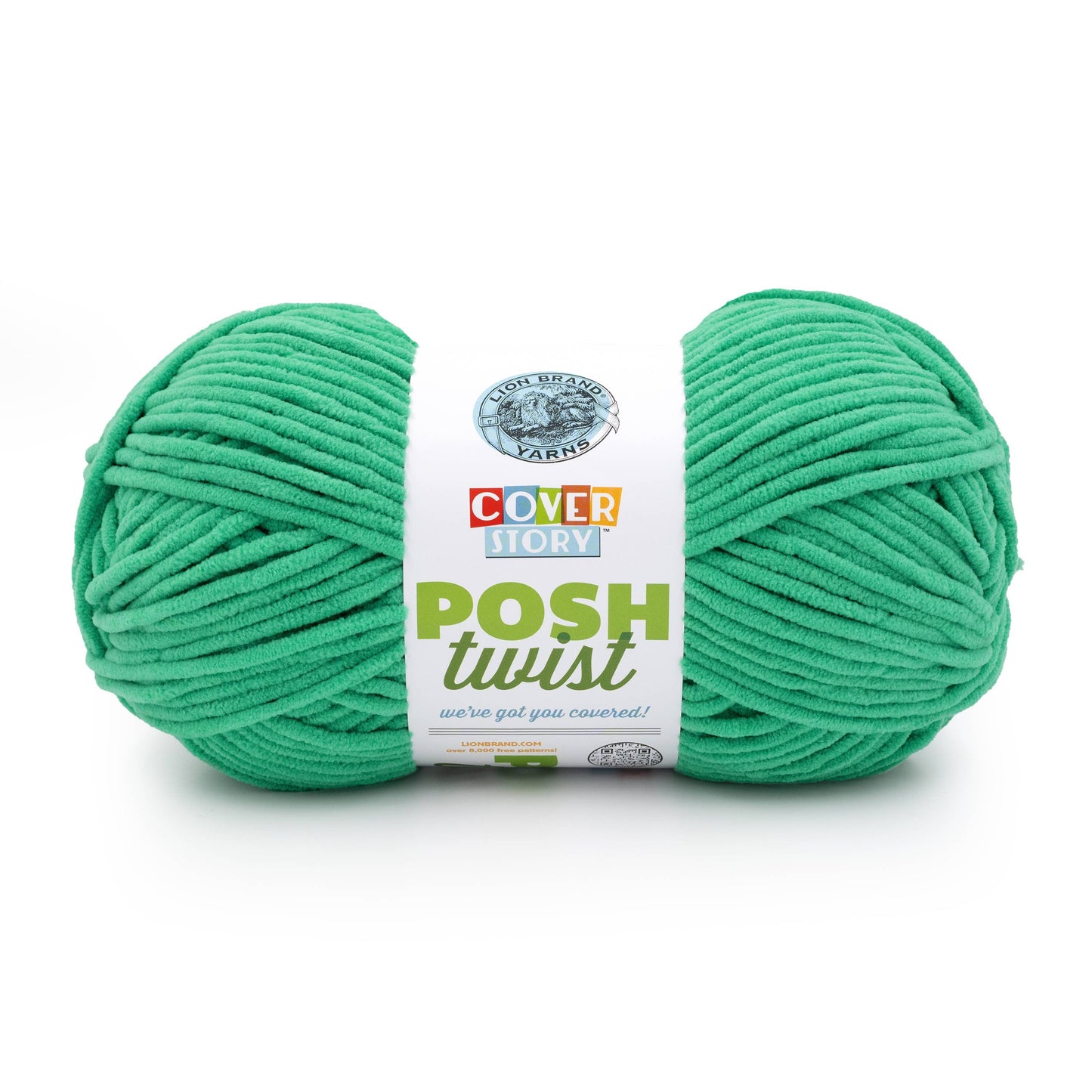 Lion Brand Yarn Cover Story Posh Twist Bokchoy 1 Pack