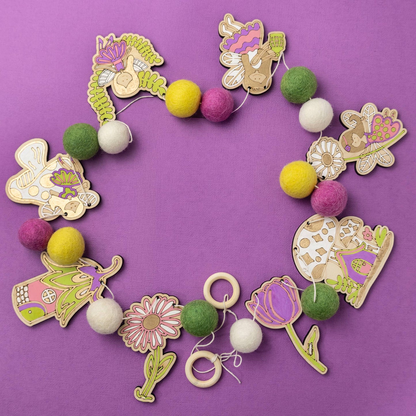 DIY Craft Kit - Fairy Garden Garland Kit