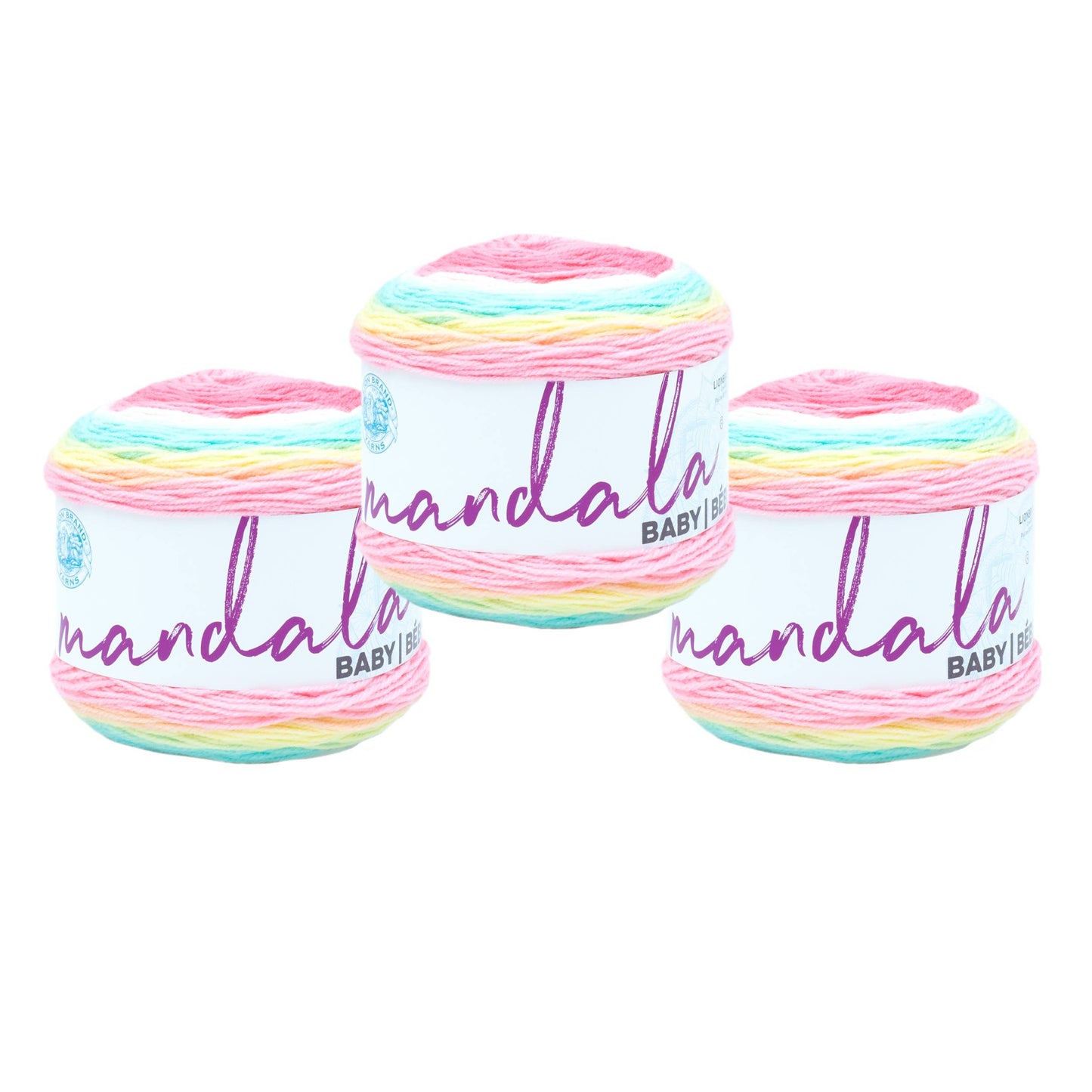 Lion Brand Yarn Mandala Baby Narnia 3 Pack