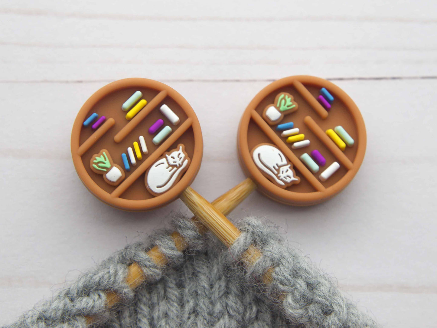 Cats + Reading | Stitch Stoppers