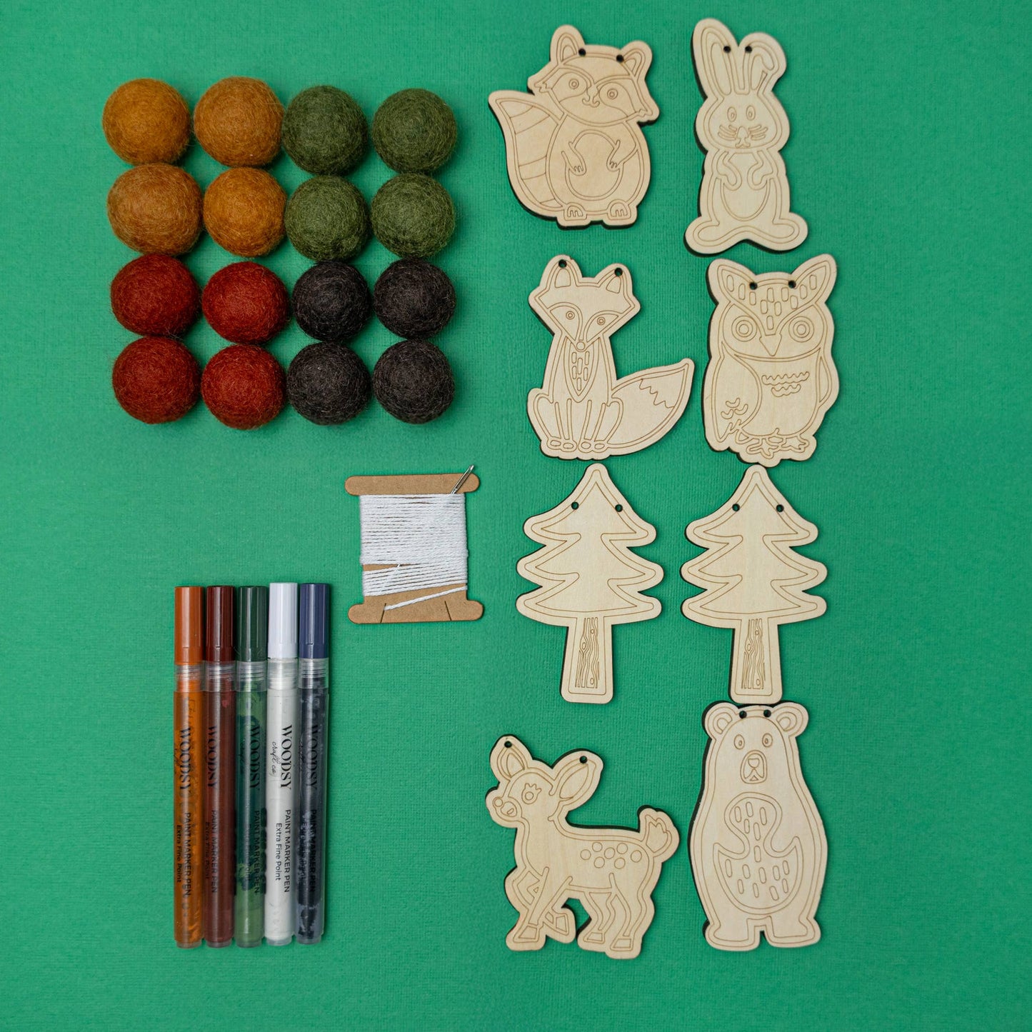 DIY Craft Kit - Woodland Garland