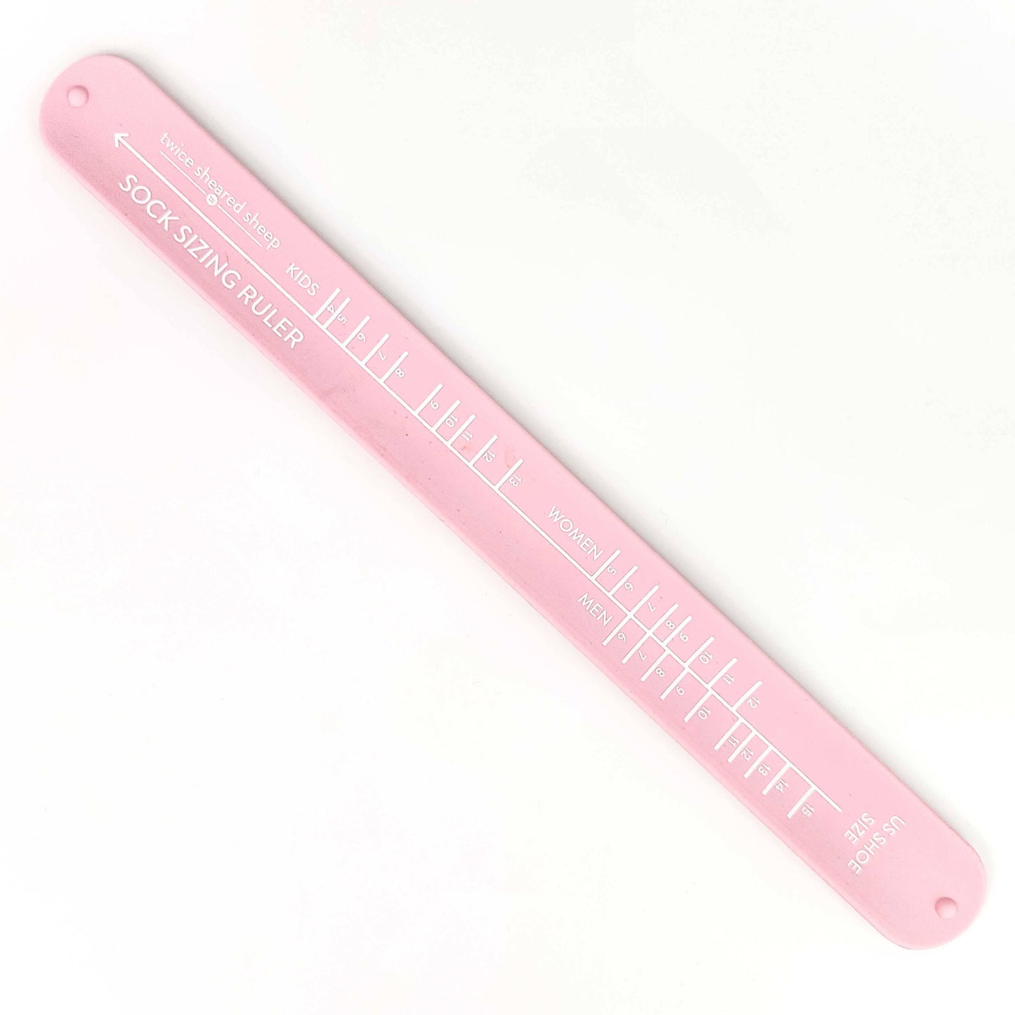 Sock Sizing Ruler - Sock Knitting Bracelet Ruler