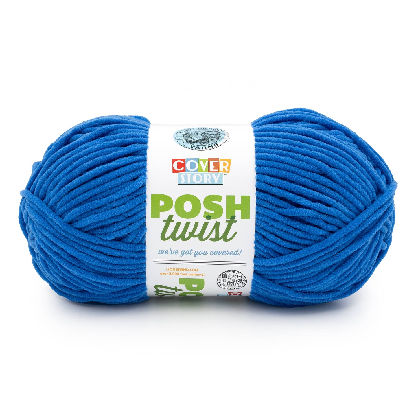 Lion Brand Yarn Cover Story Posh Twist Blueberry Jam 1 Pack