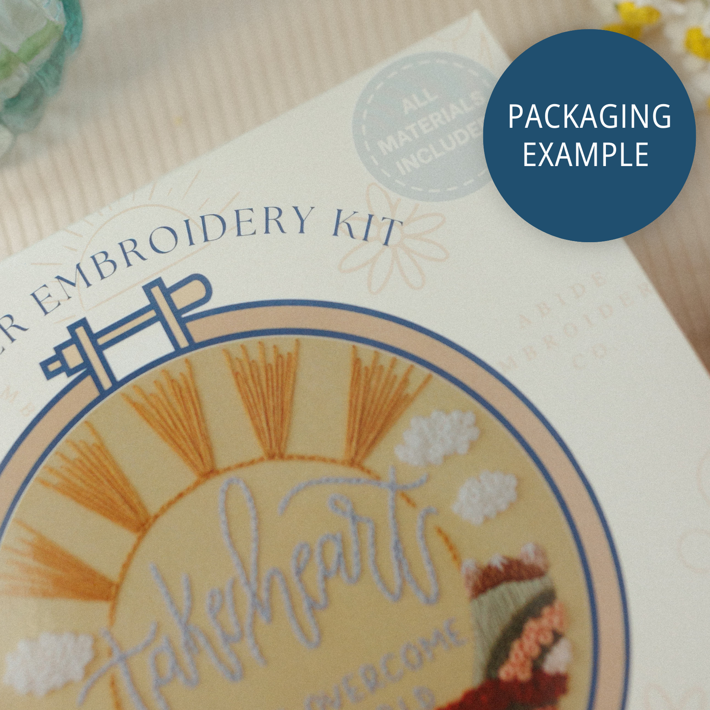 "A Woman Who Fears the Lord" (Proverbs 31:30) Embroidery Kit