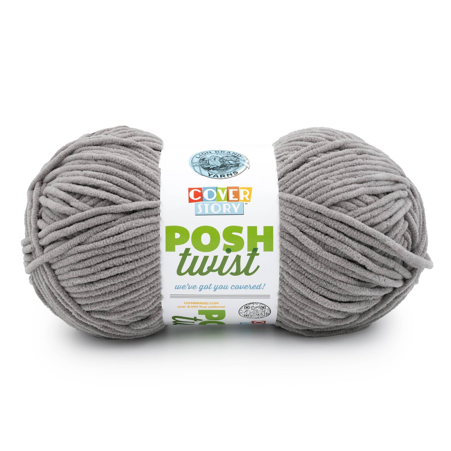 Lion Brand Yarn Cover Story Posh Twist Truffle 1 Pack