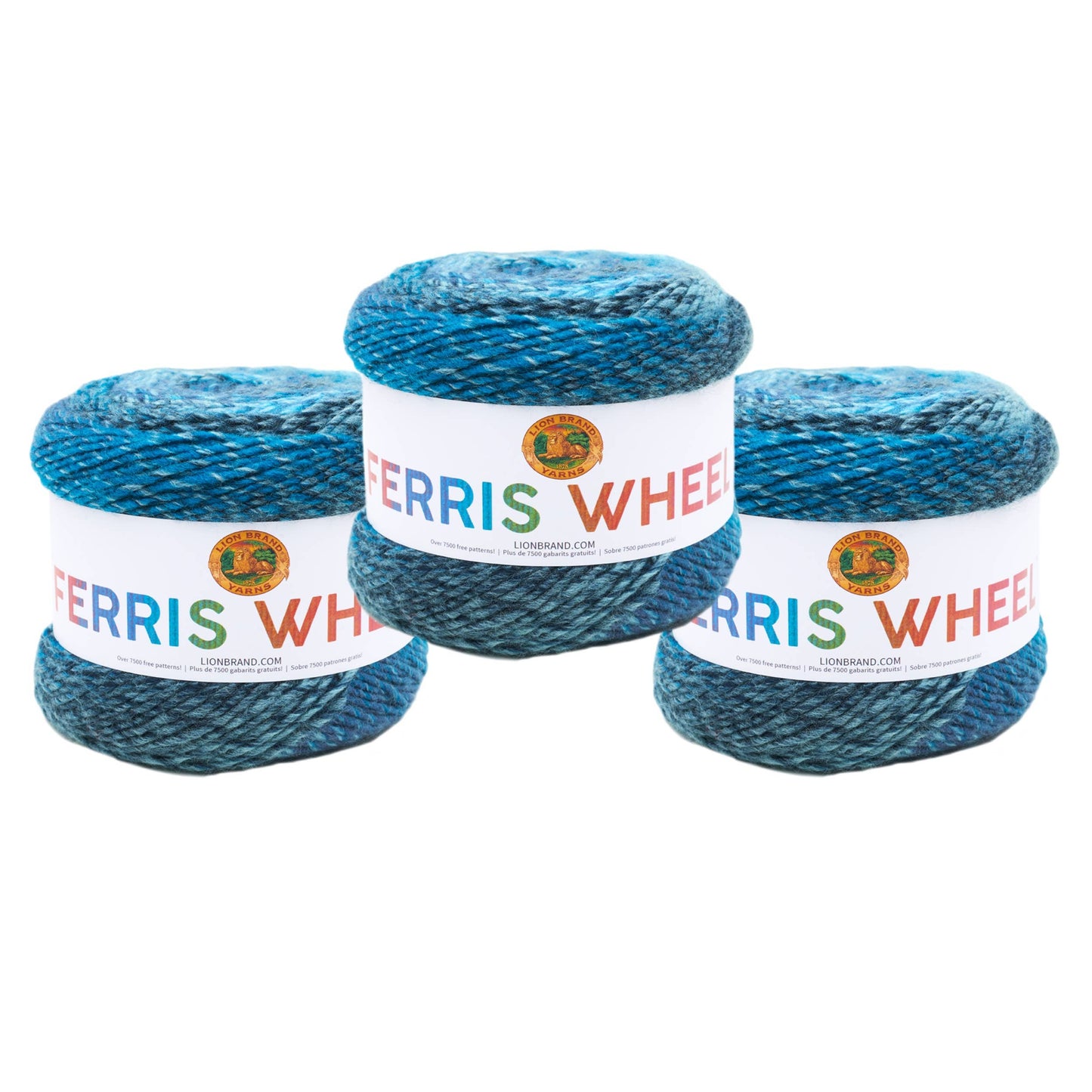 Lion Brand Yarn Ferris Wheel Full Moon 3 Pack