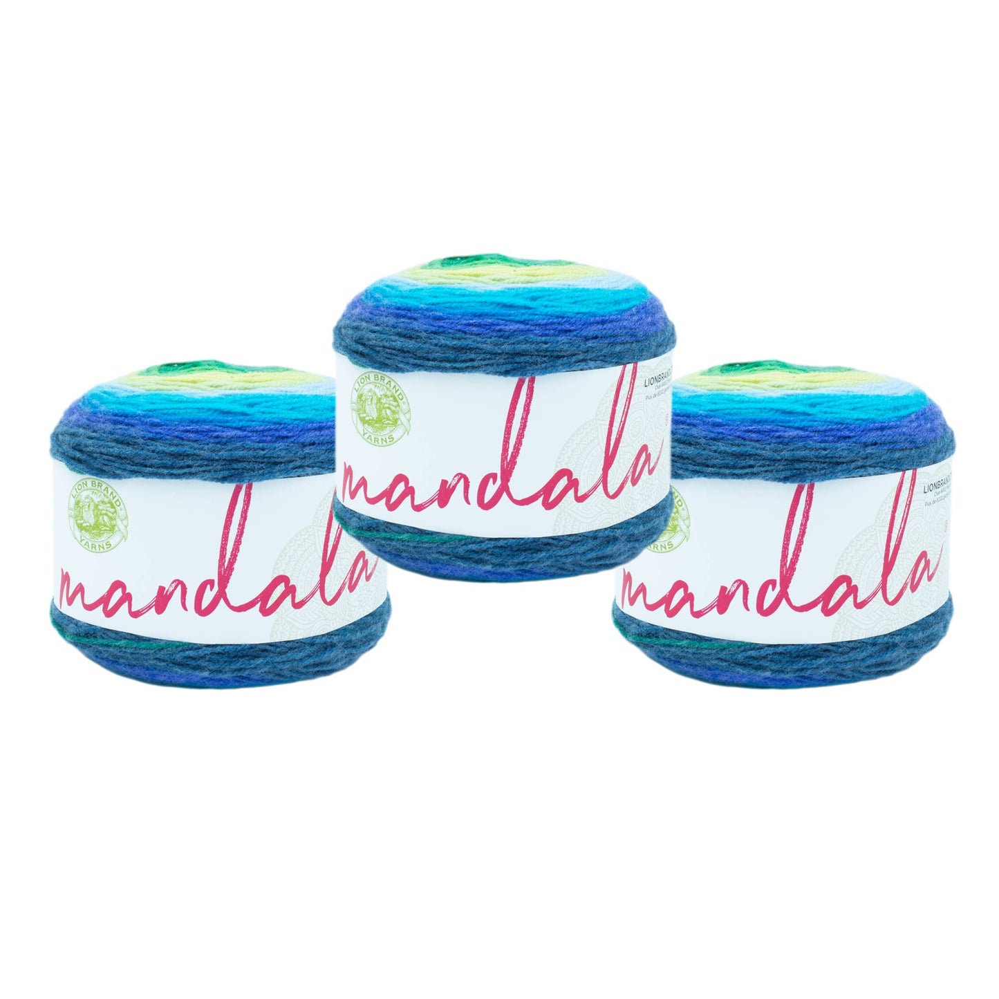 Lion Brand Yarn Mandala Kraken 3 Pack