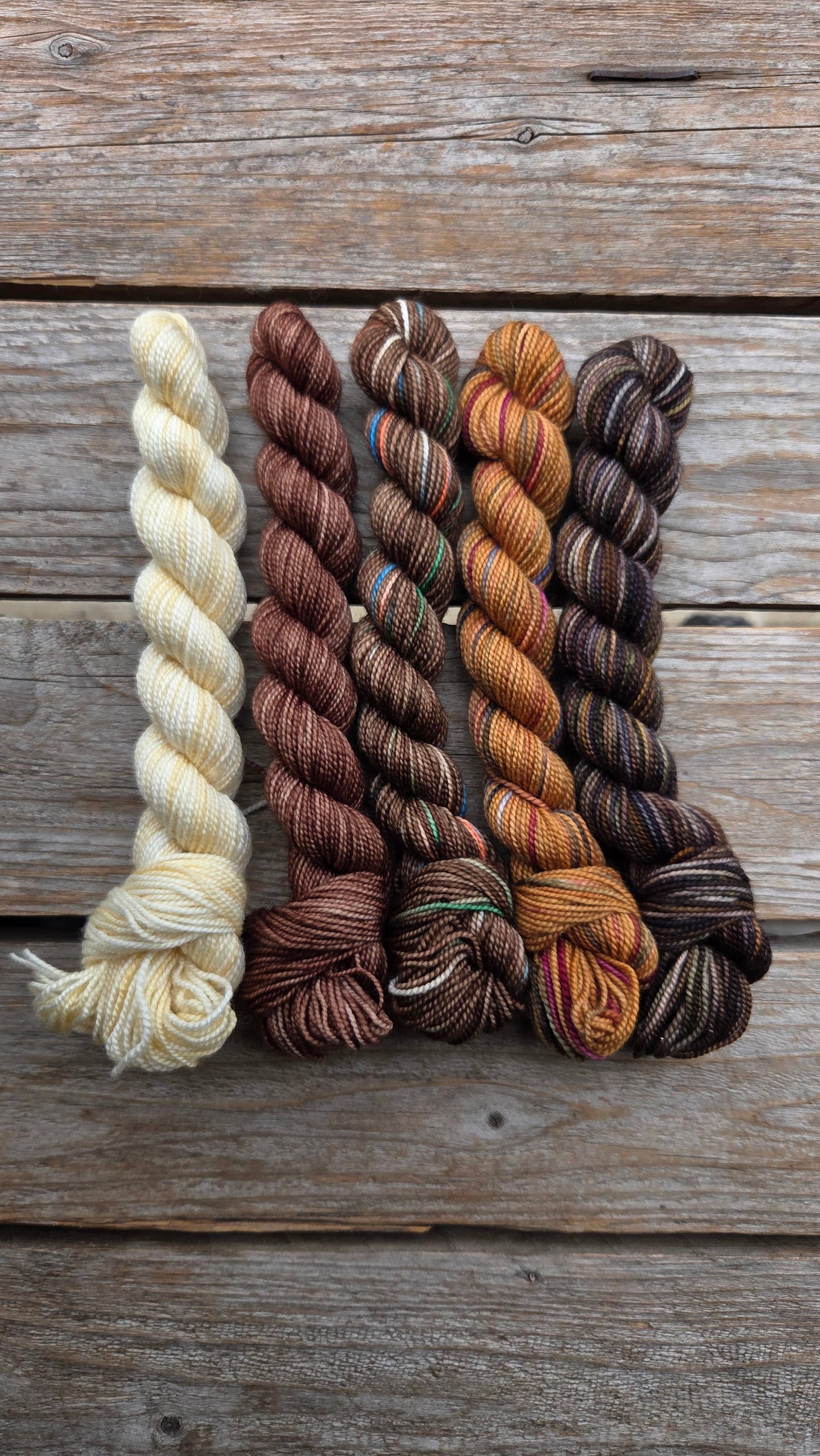 Fall Paint Cans (mini skein sets)